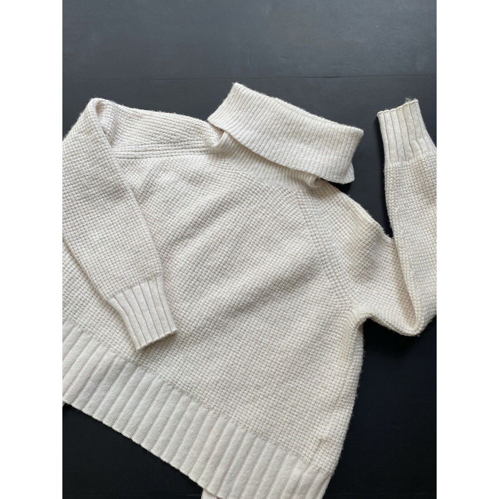 Madewell Cream Turtleneck Sweater